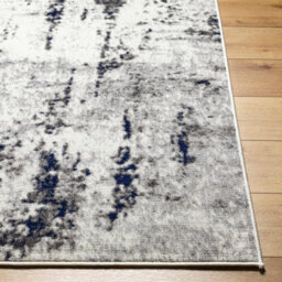 Livabliss Pisa-Abstract Blue Grey Charcoal Modern Marble Living Dining Bedroom Rug 150 X 213.36 Cm Easy Care, Non Shedding - thumbnail 5