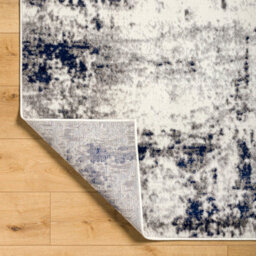 Livabliss Pisa-Abstract Blue Grey Charcoal Modern Marble Living Dining Bedroom Rug 150 X 213.36 Cm Easy Care, Non Shedding - thumbnail 4