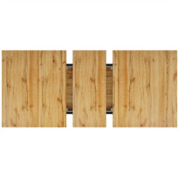Abrihome Extendable Table 120-160 X 80 X 76 Cm, Kitchen Table, Suitable For Kitchen And Living Room, Tabletop With Wood Grain Finish - thumbnail 7