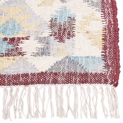 Beliani Rug Fener Multicolour 160 X 230 Cm Jute - image 1