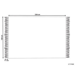 Beliani Rug Fener Multicolour 160 X 230 Cm Jute - thumbnail 3