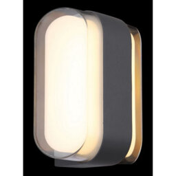 Luminosa Lighting Luminosa Plixon Outdoor Modern Wall Lamp Anthracite Matt Ip54 Left Right Led 3000K - thumbnail 4