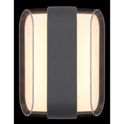 Luminosa Lighting Luminosa Plixon Outdoor Modern Wall Lamp Anthracite Matt Ip54 Left Right Led 3000K - thumbnail 5