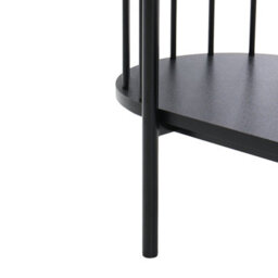 Beliani 4 Tier Bookcase Oreana 172 Cm Black - thumbnail 6