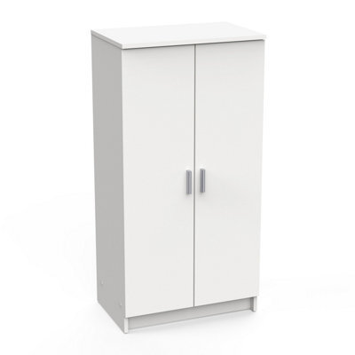 FurniComp LTD Furnicomp Milano White 21 Pair Shoe Storage Cabinet With Doors - image 1