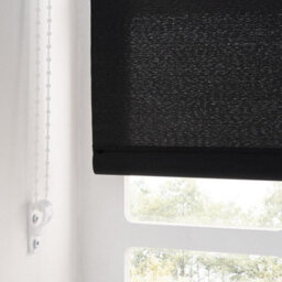 A.unique Home Premium Trimmable Daylight Roller Window Blind - Light Filtering Fabric - 6Ft - Black - 180Cm (W) X 170Cm (L) - thumbnail 3