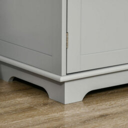 Homcom Sideboard Buffet Cabinet With Storage Cabinets And Drawers, Grey - thumbnail 9
