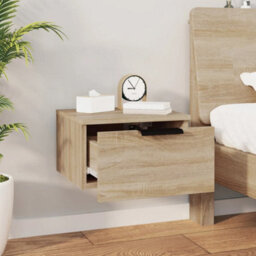 Vidaxl Wall-Mounted Bedside Cabinet Sonoma Oak 34X30X20 Cm - thumbnail 7