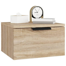 Vidaxl Wall-Mounted Bedside Cabinet Sonoma Oak 34X30X20 Cm - thumbnail 8