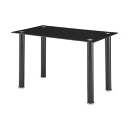 Bravich Black Glass Dining Table 120Cm And  Set Of 4 Chairs - thumbnail 6