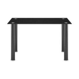 Bravich Black Glass Dining Table 120Cm And  Set Of 4 Chairs - thumbnail 7