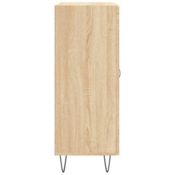 Berkfield Sideboard Sonoma Oak 69.5X34X90 Cm Engineered Wood - thumbnail 7