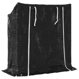 Walplus Vidaxl Firewood Rack With Rain Cover 100.5X40.5X110.5 Cm Galvanised Steel - thumbnail 5