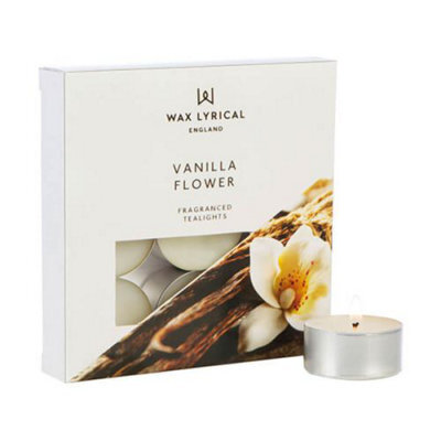 Wax Lyrical Vanilla Flower Pack Of 9 Tealights