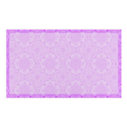 Native Natural Lilac Flower Pattern Indoor & Outdoor Doormat - 70X40Cm - thumbnail 2