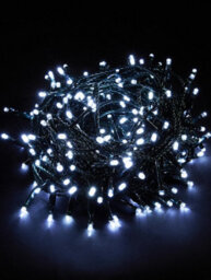 Best Artificial 1000 Bright White Low Voltage Mains Powered Led Waterproof String Lights With Optional Timer & Memory (Black Cable)