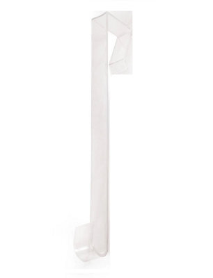 Premier Decorations Limited Clear Door Wreath Hanger Christmas Decoration Hook Plastic Universal Door Hanger - image 1