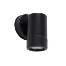 Valuelights Mellor Black Outdoor Garden Ip44 Rated External Led Down Wall Porch Light With Led Bulb - thumbnail 1