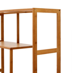 Thehotsale Wooden 7-Tier Bookcase Display Stand Storage Natural - thumbnail 7