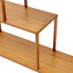 Thehotsale Wooden 7-Tier Bookcase Display Stand Storage Natural - thumbnail 6