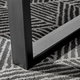 Furniturebox Uk Kylo Brown Wood Effect Dining Table & 4 Grey Pesaro Silver Chairs - thumbnail 6