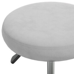 Berkfield Office Swivel Chair Light Grey Velvet - thumbnail 5