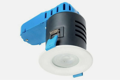 Deta L1701Wh3 Ip65 Led Fire Rated Downlight Dimmable Matt White - 2800K