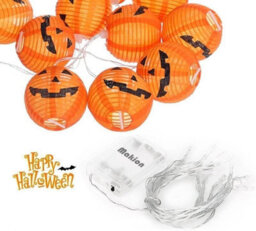 Halloween String Lights Pumpkin Lamp Warm Glow Indoor Outdoor Garden Party Decor - thumbnail 4