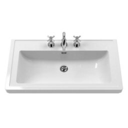Dezine Colorado 800mm Indigo Blue 3 Tap Hole Floorstanding Vanity Unit - thumbnail 4