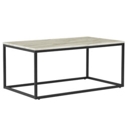 Beliani Coffee Table Delano Marble/ Black - thumbnail 1