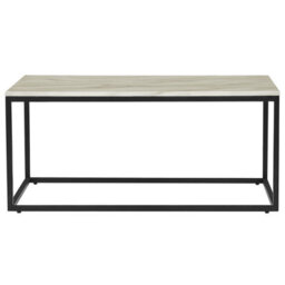 Beliani Coffee Table Delano Marble/ Black - thumbnail 4
