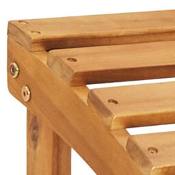 Berkfield Garden Adirondack Chair With Footrest Solid Acacia Wood - thumbnail 7