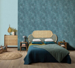 Erismann Martinique Geometric Tile Abstract Graphic Teal Wallpaper - thumbnail 7