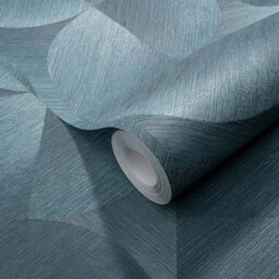 Erismann Martinique Geometric Tile Abstract Graphic Teal Wallpaper - thumbnail 5