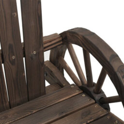 Berkfield Garden Adirondack Chair 2-Seater Solid Wood Fir - thumbnail 7