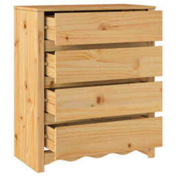 Vidaxl Chest Of Drawers Drammen Oak 76.5 X 40 X 91 Cm Solid Pine Wood - thumbnail 5