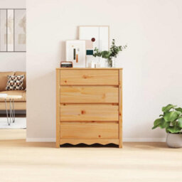 Vidaxl Chest Of Drawers Drammen Oak 76.5 X 40 X 91 Cm Solid Pine Wood - thumbnail 4