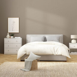 Furniture To Go May Chest Of 3 Drawers In White (W) 72.4 X (H) 68.3 X (D) 30.1Cm - thumbnail 7