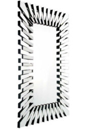Mirroroutlet Starburst All Glass Venetian Frameless Large Wall Mirror 120 X 80 Cm - thumbnail 2