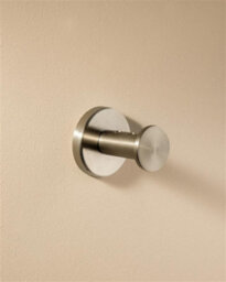 Cosmic Towel Hook, Robe Hook, Coat Hook, Chrome 5,5 Cm,  Installed With Screws, Architect S+ Collection