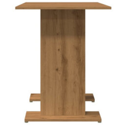 Berkfield Dining Table Artisan Oak 110X60X75 Cm Engineered Wood - thumbnail 6