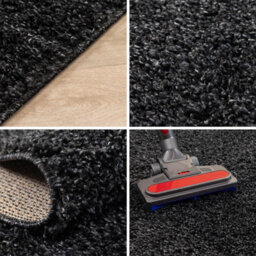 Prime Plus Thick Large 5Cm Pile Shaggy Rug Living Room Bedroom Hallway Non-Shed Rug Runner Carpet (Anthracite, 60 X 110Cm) - thumbnail 5