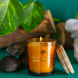 Nicola Spring Sandalwood & Jasmine Scented Candle 130G 21H Natural Single Wick Soy Wax Aromatherapy Candle Home Fragrance - thumbnail 5