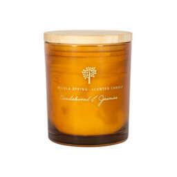 Nicola Spring Sandalwood & Jasmine Scented Candle 130G 21H Natural Single Wick Soy Wax Aromatherapy Candle Home Fragrance