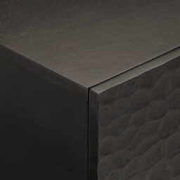 Berkfield Coffee Table Black 100X54X40 Cm Solid Wood Mango - thumbnail 8