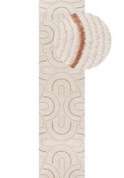The Rugs Carmel Cream/terra Geometric Area Rug And Runner Non Shedding, Stain Resistant, Soft - thumbnail 9