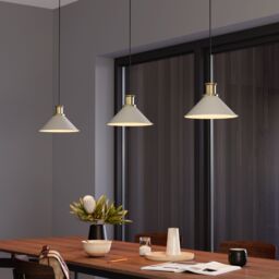 GoodHome Danvers Taupe Coolie Cone Lamp Shade (D)26Cm - thumbnail 7