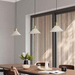GoodHome Danvers Taupe Coolie Cone Lamp Shade (D)26Cm - thumbnail 6