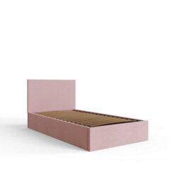Gfw End Lift Ottoman Bed 90Cm Velvet Blush Pink Single - thumbnail 9
