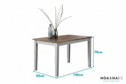 Nöa & Nani Noa & Nani Dining Table Large 140Cm Seats 4 To 6 In Dark Pine - thumbnail 7